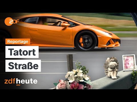 Kampf gegen Raser und Poser: Illegale Autorennen, viel Lärm und tödliche Unfälle | ZDF.reportage