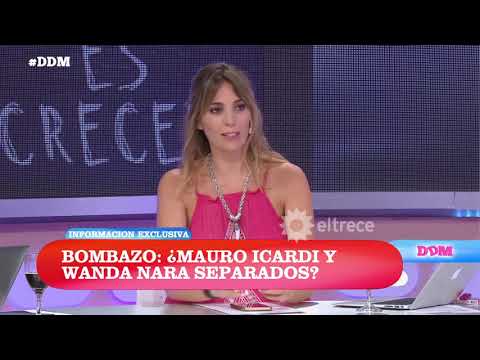 Bombazo: Mauro Icardi y Wanda Nara ¿Separados?