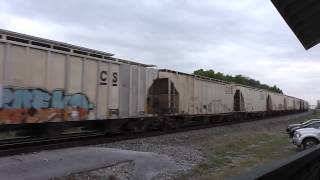 preview picture of video '[HD] Dade City Railfanning 3-17-13(Gevo,Dash8,Boxcar Logos & More)'