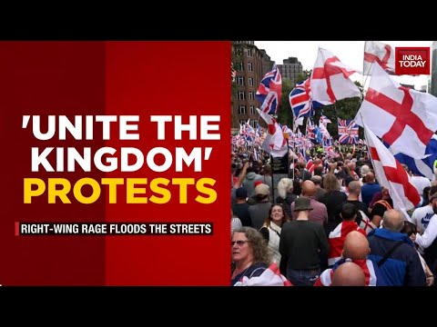 London In Chaos: 1 Lakh In UK's Biggest Right-Wing Anti-Immigration Protest | India Today