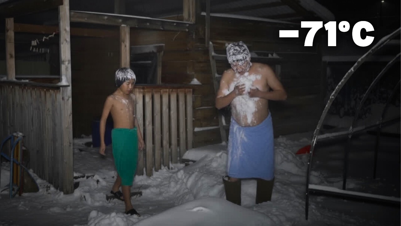 How We Shower and Do Laundry at -71°C (-95°F) | Yakutia, Siberia