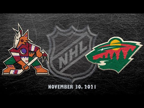NHL Coyotes vs Wild | Nov.30, 2021