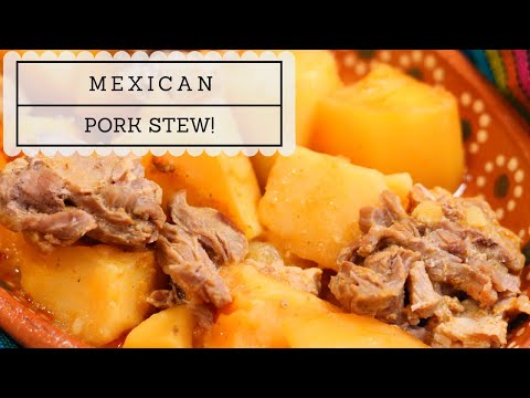 Mexican pork stew (carne con papas)!