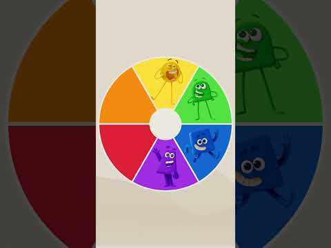Rainbow Road: Learning the order of colours on the colour wheel | @Blocks-Universe