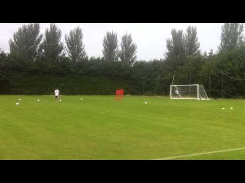 Grimsby Town in training ahead of Aldershot clash
