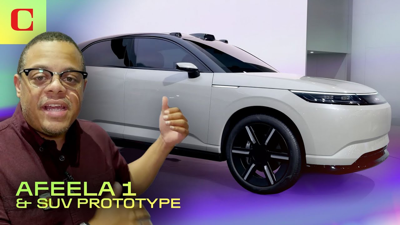 Get Inside Sony’s Upcoming Afeela 1 EV Prototype 2026 SUV: This Screen is Wild!