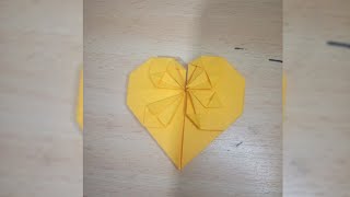 How to make a paper heart 💛