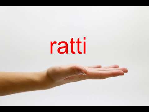 How to Pronounce ratti - American English