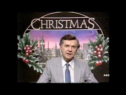 Thames Christmas line, Channel 4 trailer & Philip Elsmore in-vision 26th December 1985