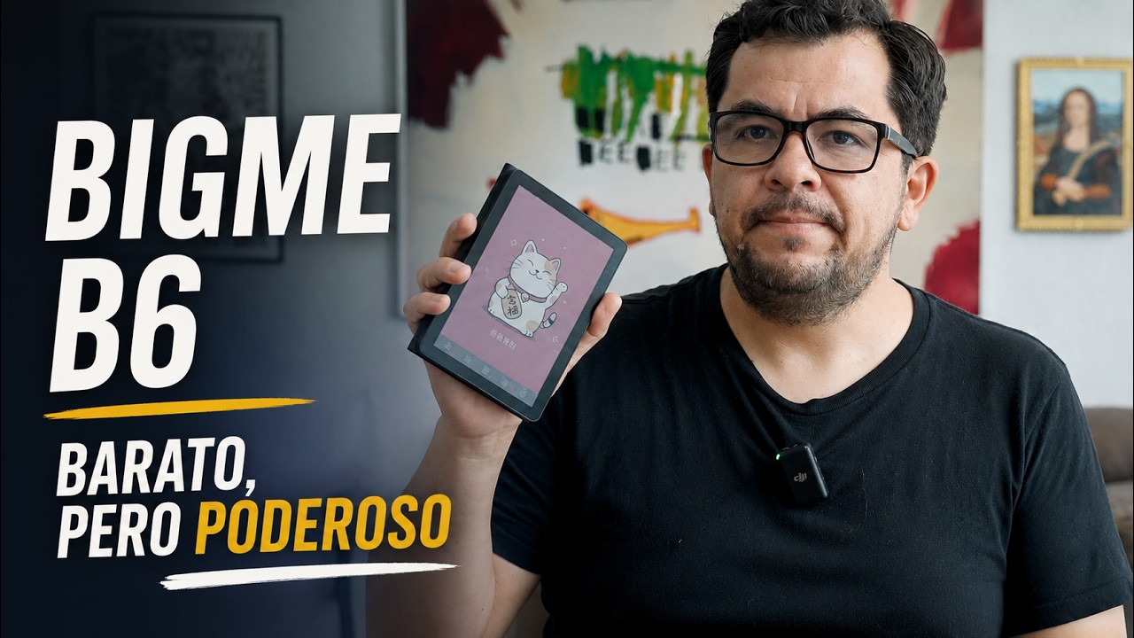 BIGME B6: Un eReader barato que sí recomiendo