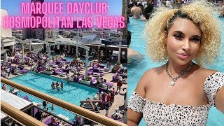 PACKED! MARQUEE DAYCLUB ~ Cosmopolitan ~ Las Vegas Strip ~ DJ Mustard