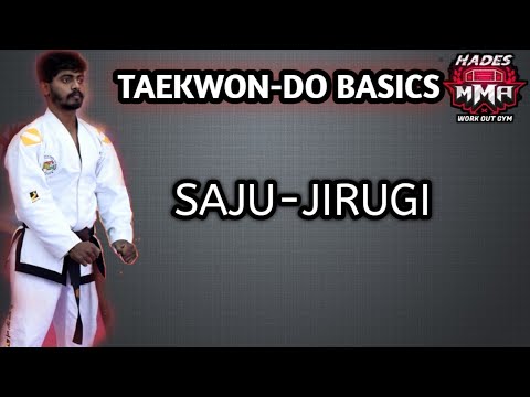 TAEKWON-DO ITF four direction punch(SAJU JIRUGI)