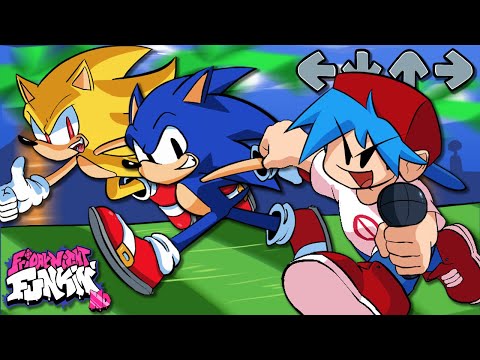 Boyfriend Meets "Sonic the Hedgehog" in Friday Night Funkin' HD