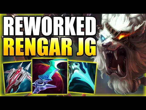 HOW TO PLAY RENGAR JUNGLE & CARRY AFTER HIS REWORK IN 12.6! - Best Build/Runes S+ League of Legends