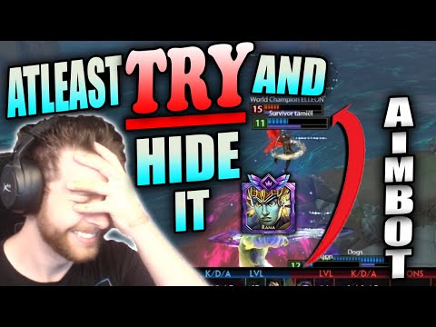 #1 RAMA HACKS HIS ULTIMATES IN GM RANKED VS PROS! - SMITE Cheaters Exposed #2