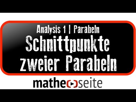 Schnittpunkte zweier Parabeln berechnen | A.04.12