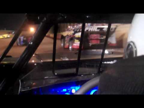 PassmoreRacing Talladega Dirt Late Model Race 6-19-2010 In Car Cam .mp4