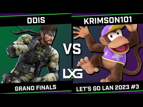 LXG Let's Go LAN 2023 #3 - GRAND FINALS - DDIS (Snake/Dr. Mario) vs Krimson101 (Diddy Kong)