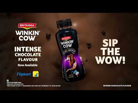 Britannia Winkin' Cow Rich Shake | Intense Chocolate Flavour