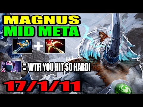 Back To Mid Meta Magnus Destroying Everyone With The Best Magnus Of All Time Ar1se 7.24 Dota 2 Crazy