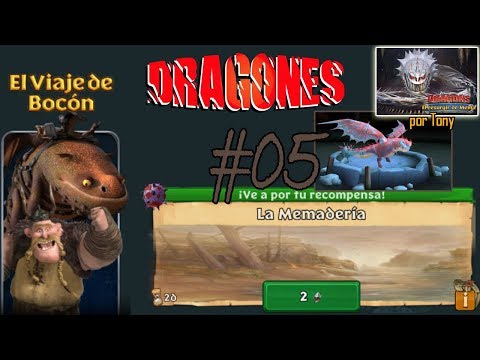Dragones, el Resurgir de Mema "Viaje de Bocón y Grump a la Memadería (5) (Colmillo Férreo)" por Tony