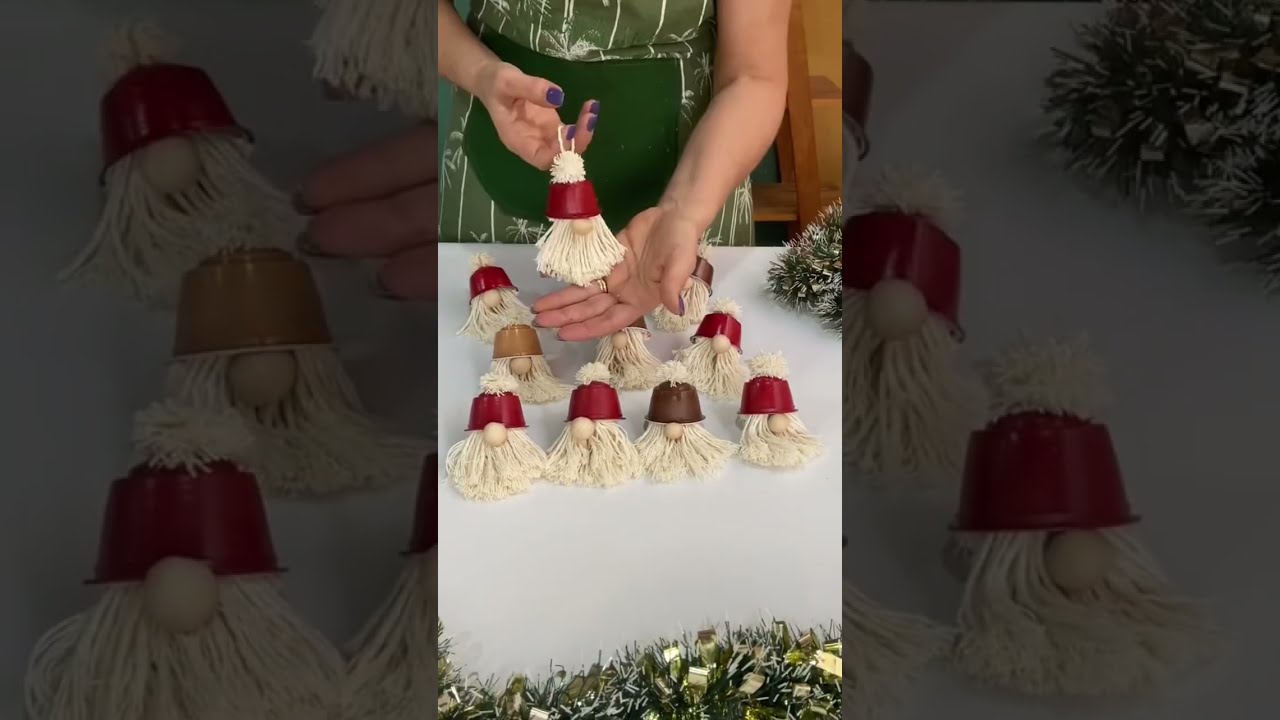 DIY- ENFEITES DE NATAL - com cápsulas de café