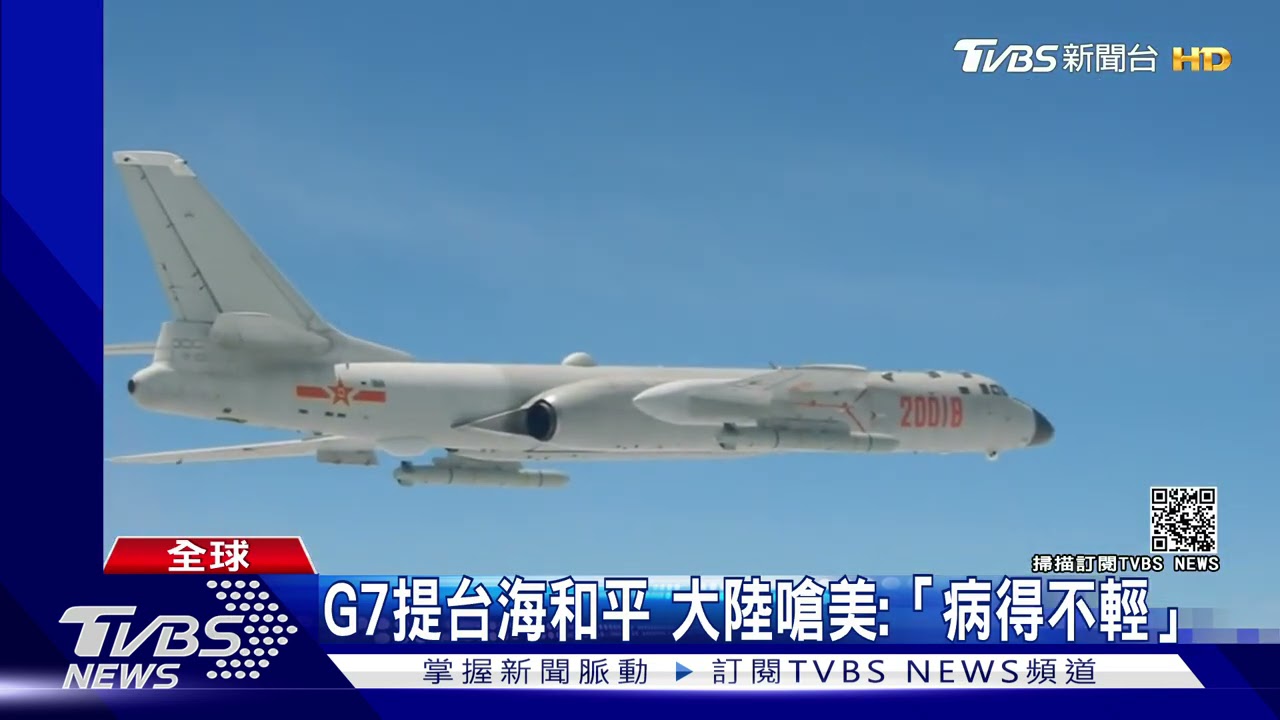 28架共機擾台 外媒:不滿G7及北約提台