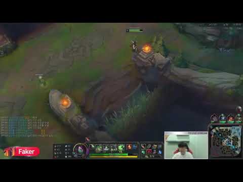 Skt t1 Faker Plays Akali Mid vs Yasuo /  Faker stream lol