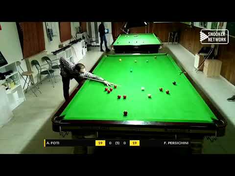 TUSCANY SNOOKER ACADEMY - REG. FIBIS TOSCANA CAT. B 2020/21 - A. FOTI vs F. PERSICHINI