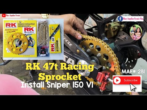 RK Racing Sprocket 47t Sniper 150 V1 | MAF # 281