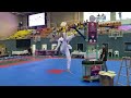 Aaron Leith In The High Jump Kick Event At The 2023 Seongnam World Taekwondo Hanmadang