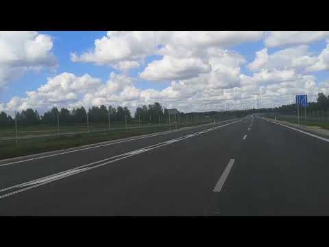 Przejzad trasą główną od km 5+500 do km 4+400