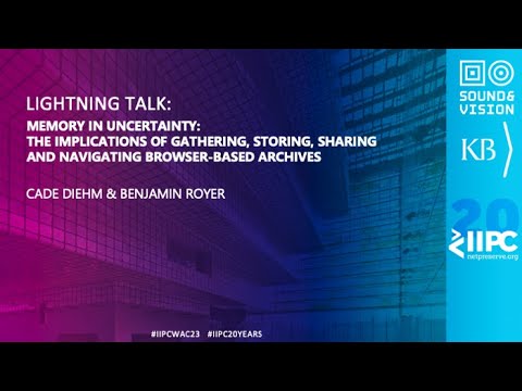 IIPC WAC 2023 LIGHTNING TALK: Memory in Uncertainty