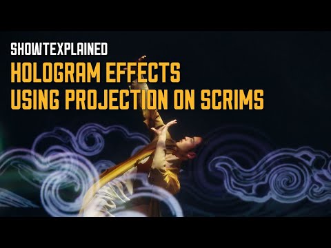 ShowTexplained: Hologram effects using projections on scrims by ShowTex