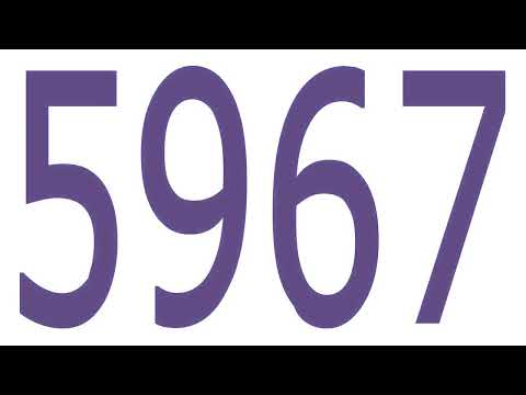 5967