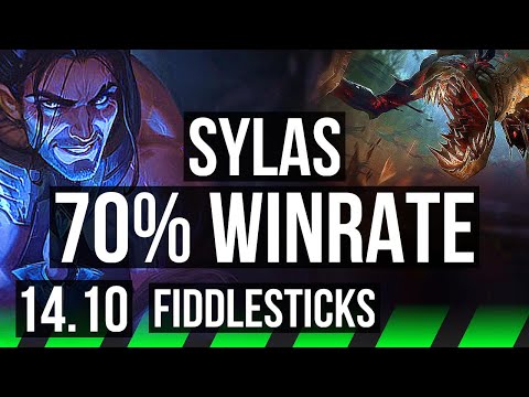 SYLAS vs FIDDLESTICKS (JGL) | 70% winrate, 12/3/13, Dominating | KR Master | 14.10