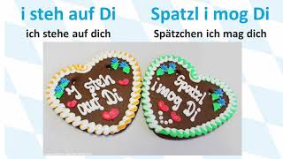 （２）ハート型レープクーヘンのバイエルン語