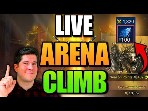 Live Arena CLIMB for Mythical Mats! 10 Meta Matches + Draft Strategy & Tips | RAID: Shadow Legends