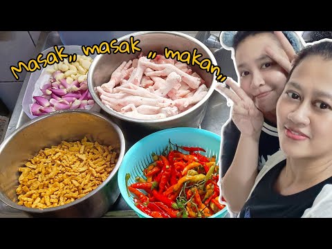 Masak Berdua Lagi || Masak Rica Rica Ayam Dan Orek Tempe