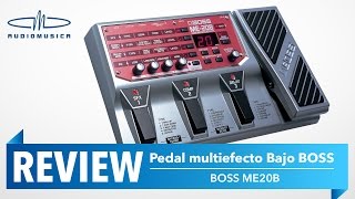 Video thumbnail for REVIEW / Pedal multiefecto para bajo Boss ME-20B by Audiomusica