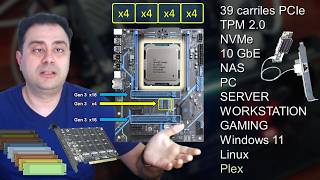 El mejor NAS BARATO con muchos carriles PCI EXPRESS con Xeon | servidor pc gaming plex