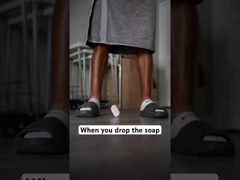 When you drop the soap 😱 #comedyshorts #skit #funny