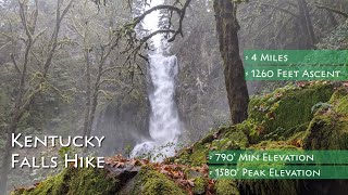 Video review of the Kentucky Falls Hike with footage of it's features and terrain.