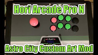 Sega Astro City Custom Art Mod for Hori Real Arcade Pro N Hayabusa Joystick