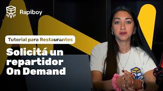 Cómo solicitar un repartidor On Demand