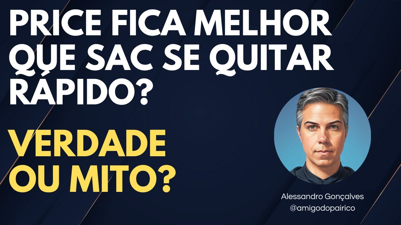 PRICE é mesmo melhor do que SAC se quitar rápido? | A verdade por trás disso
