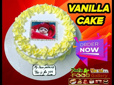 Simple cake design ।Tasfiatasnimfoodgallery