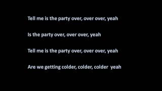 Party Over - Amelia Lily (lyrics)