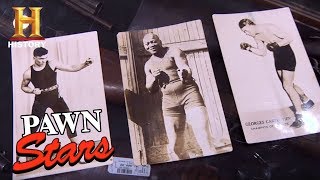 Pawn Stars: Jack Johnson Signed Postcard (Season 7) | History