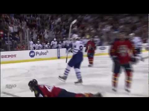 Grabovski Goal - Leafs 1 vs Panthers 1 - Dec 27th 2011 (HD)